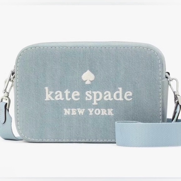 kate spade Handbags - Kate Spade Oh Snap Denim Camera Bag - NWT $289 Retail